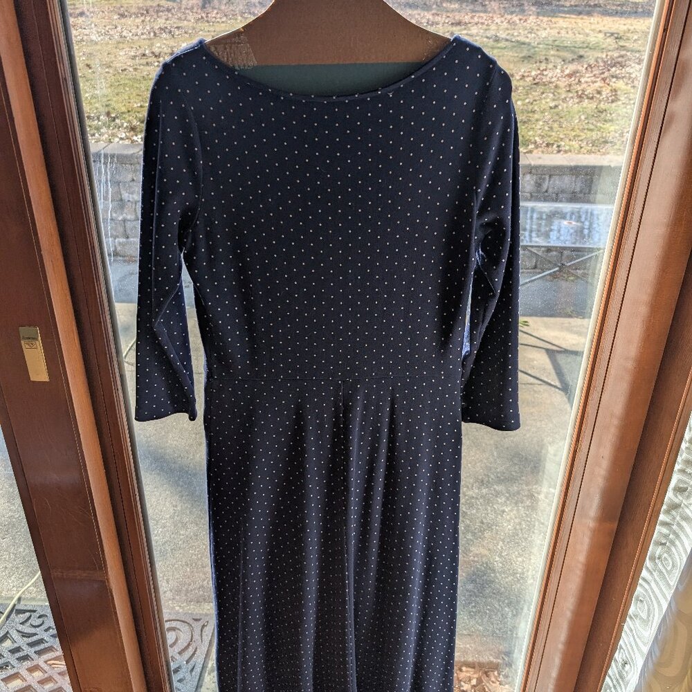 Lands End Polka Dot Dress